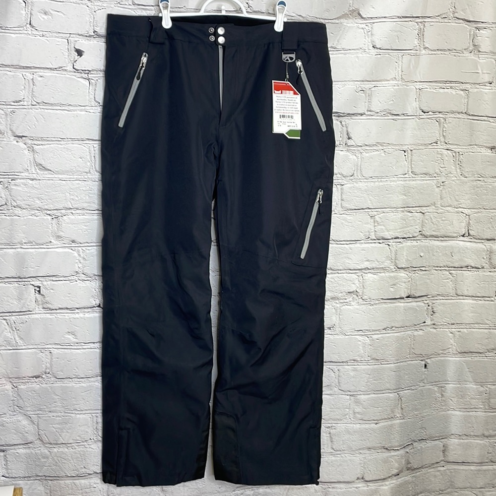 Marker Peak Cargo Insulated Black Ski Pants - XL